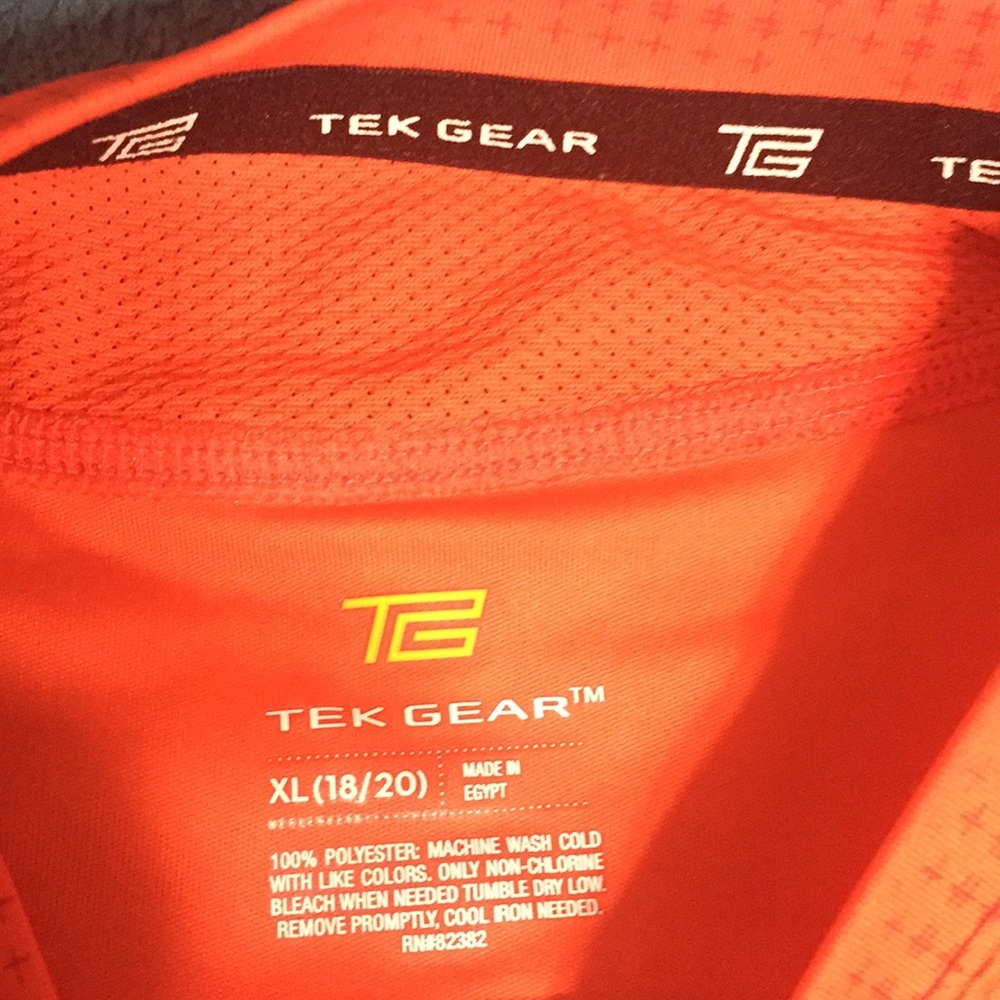 Tekgear Orange Tee Shirt - Picture 4 of 4